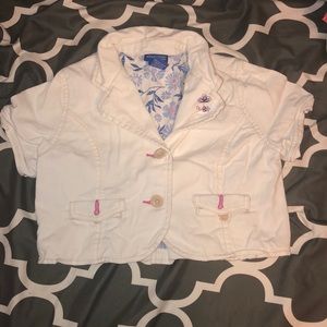White denim jacket